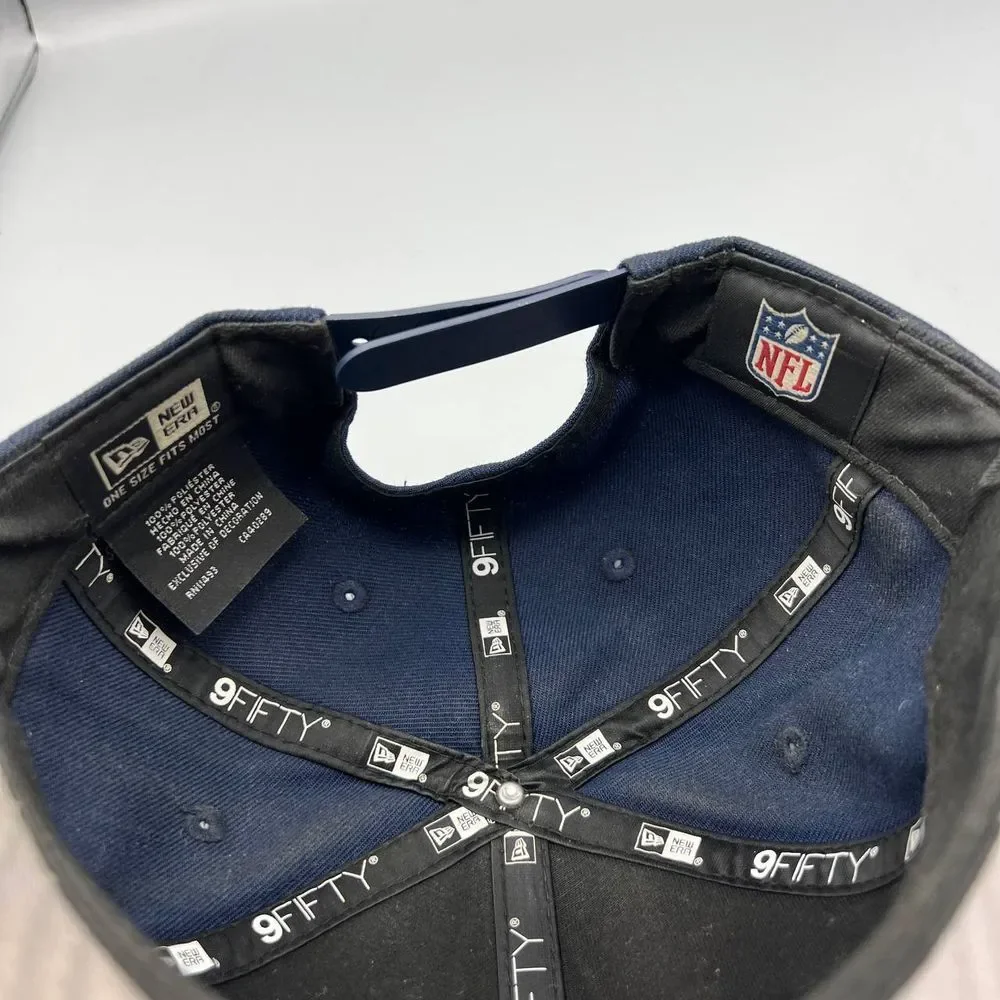 Dallas Cowboys Hat Men Blue Gray 9Fifty New Era NFL Snap‎ Back Cap